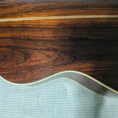 Bourgeois JOM Vintage AAAA Madagascar/Adirondack almost mint Baggs Anthem With soundhole mic and preamp image 16