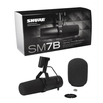Shure SM7B Cardioid Dynamic Studio Vocal Microphone