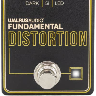 Walrus Audio Fundamental Distortion - Black / Yellow image 1