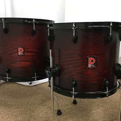 Premier Drums XPK Series 7 Piece Shell Pack Kit/Cherry Burst Finish/FAST FIVE image 5