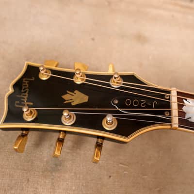 Gibson J-200 Lefty  1975 Black image 16