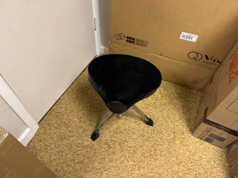 Roland Drum Throne - Light Weight - Double Braced - Saddle Style image 1