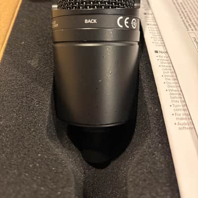 Audio-Technica AT2020 Large Diaphragm Cardioid Condenser Microphone 2010s - Black image 4