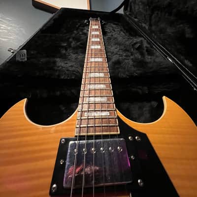 Reverend Manta Ray HB 2010s COMES WITH CASE - rare Flamed Maple image 13