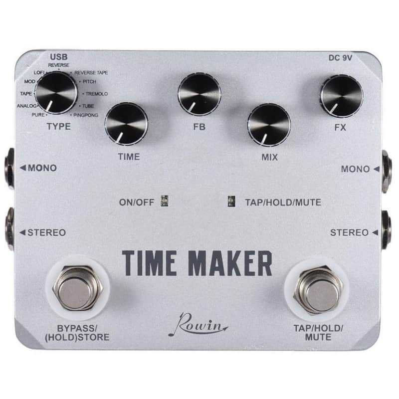 ROWIN LTD-02 Time Maker Delay Guitar Effect Pedal 11 Types of Delay effects image 1