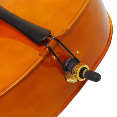 Cello 4/4 Full Size Natural Color BassWood for School Natural Color With Bag image 8