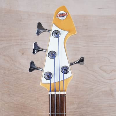 Teisco SPB-200 Spectrum Bass Reissue MIJ 2001 Metallic Blue Short Scale 30' Japan w/ Bag image 18