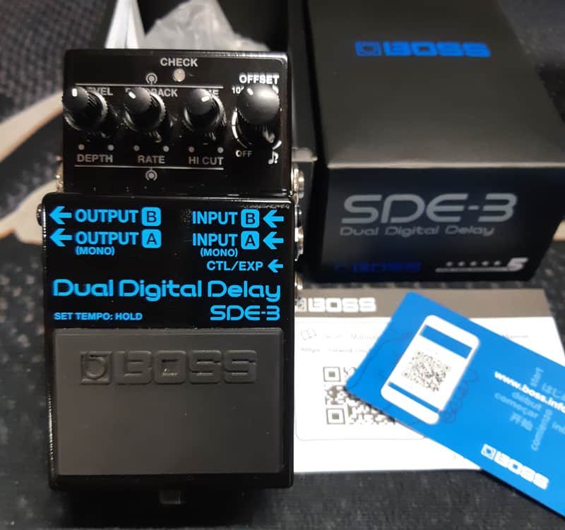 Boss SDE-3 Dual Digital Delay 2025 MIM with BOX image 1