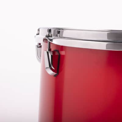 British Drum Company Enigma 3pc Club Drum Set Satin Scarlett. New with Full Warranty! image 12