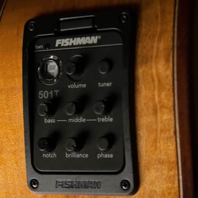 Washburn WCG66SCE Comfort Series Grand Auditorium Acoustic Electric Guitar, Natural Spalt Maple image 6