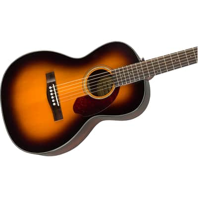 Fender CP-140SE Parlor Acoustic-Electric Guitar Rosewood Fingerboard Sunburst image 3