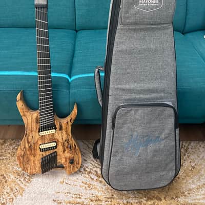 Mayones Hydra Elite VF BKP 7 2020 - Highest-Grade Spalted Maple image 3