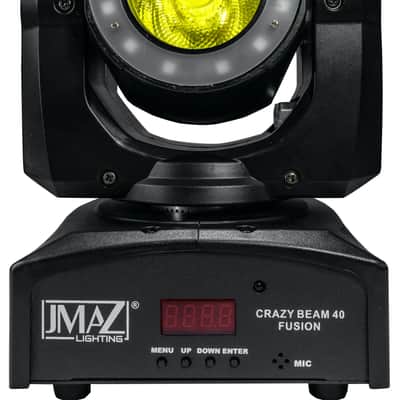 JMAZ Crazy Beam 40 Fusion | 60W RGBW Moving Head with 8° Beam | Ring Effect & IR Remote Control image 2