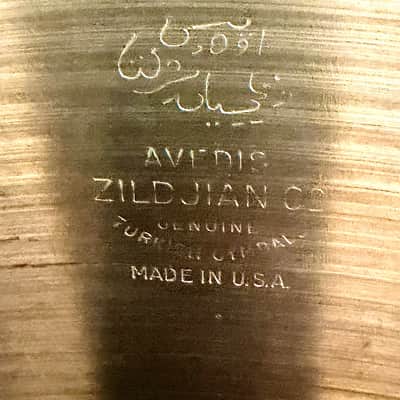 Zildjian A 18” 1970’s Hollow Logo Crash/Ride Cymbal image 2