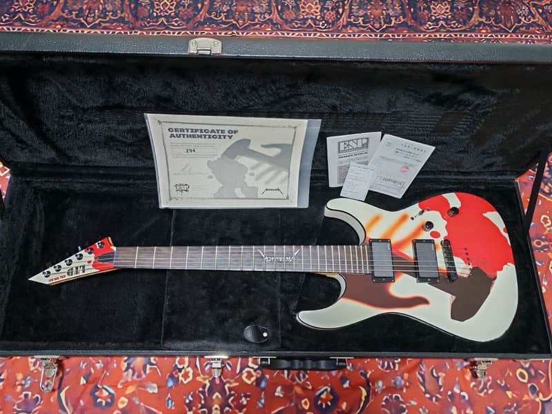 ESP LTD Metallica Kill Em All Anniversary Limited Edition 294/300 w Factory Case & COA image 1