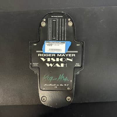Roger Mayer Vision Wah (Signed) - Black image 2