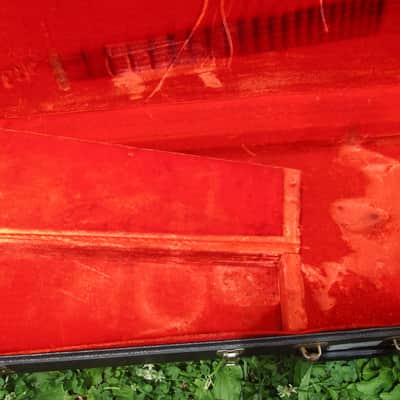 Fender  Stratocaster Telecaster Guitar Case, 1967-1971, Black, Logo image 3