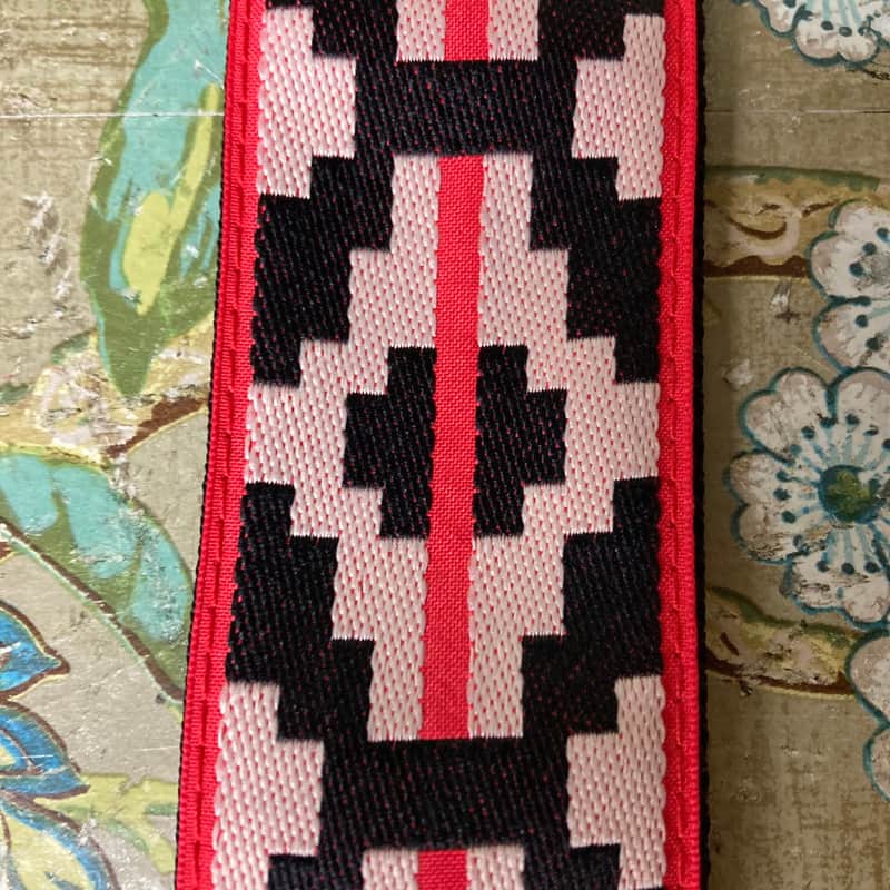 Ernie Ball Jacquard Straps-Ristra Red image 1