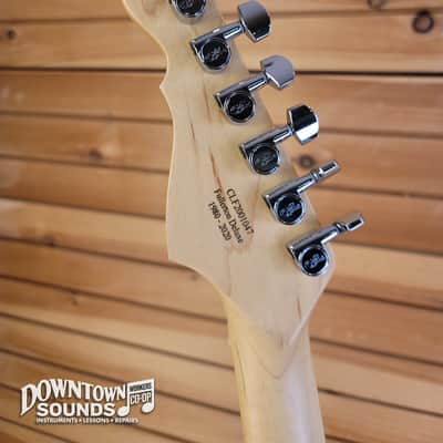 2020 G&L Fullerton Legacy Deluxe Stratocaster with G&L Deluxe Gig Bag - Black / Parchment, Maple Neck, Case Candy / CoA, 7lbs 13oz image 5