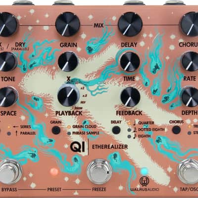 Walrus Audio Qi Etherealizer Multi-effects Pedal - Terracotta