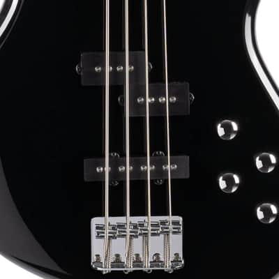Cort Action Bass-Plus-BK Black Poplr Bd 2Bnd Act Eq P&J P/up (ACTION BASS PLUS BK-A-U) image 5
