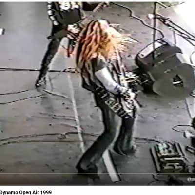 Gibson Gothic Flying V 1999 EX BLACK LABEL SOCIETY MUSIC VIDEO STAGE PLAYED OZZFEST ARTIST OWNED TOUR GUITAR Custom Graphics image 22