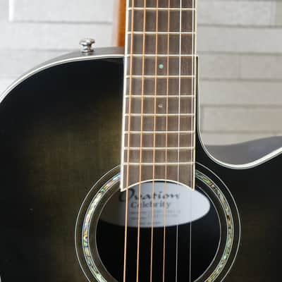 Ovation CS24P Celebrity Standard Plus - Trans Black Flame Maple image 3