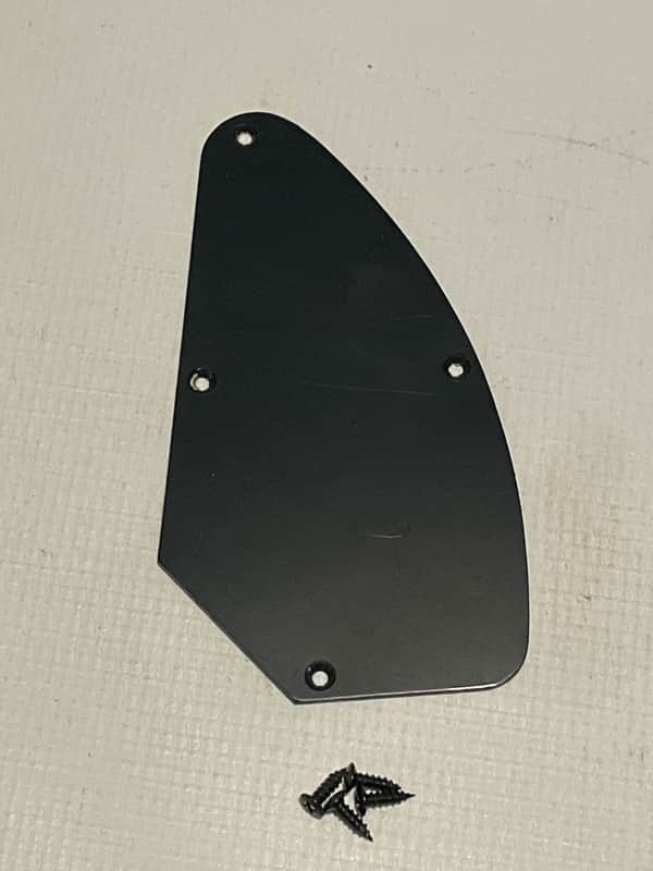 2000's Korean Ibanez RG320QS RG Series Guitar Black Factory Control Electronics Cavity Backplate image 1