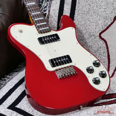 Fender Chris Shiflett Cleaver Telecaster Deluxe Dual P90 Rosewood Fingerboard Dakota Red 8.15 LBS image 8