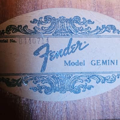 Fender  Gemini 2 1985 Natural image 5