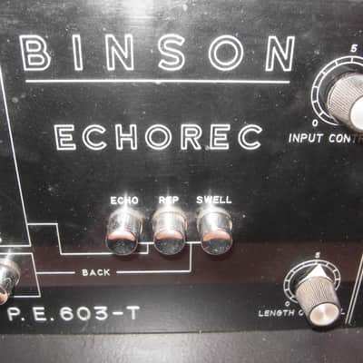Echo Binson  Ecorec P.E. 603-T 70er Scheibenecho Reverb image 5