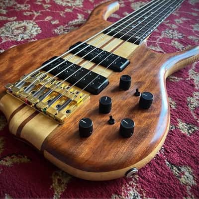 2007 Ken Smith BSR6 6 string bass with bubinga body - neck | Reverb