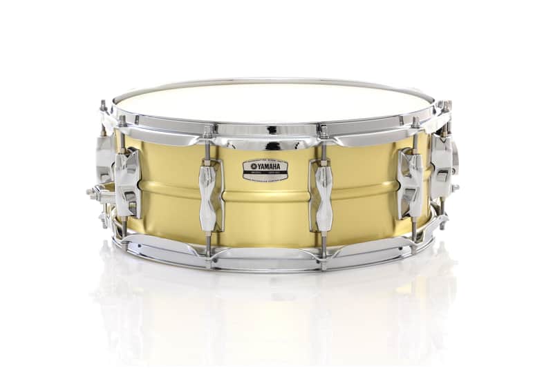Yamaha 14 x 5.5-Inch Recording Custom Brass Snare Drum image 1