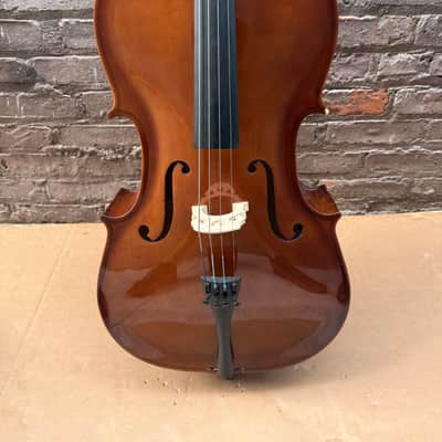 Etude 1/2 Size Student Cello Outfit w/ Gig Bag & Fine Tuners - Good Condition image 3