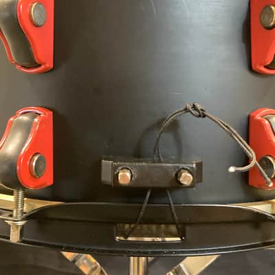 ddrum - HYSD6X13SB 6x13" Hybrid Snare Drum with Built-In Trigger 2010s - Black, Red image 19