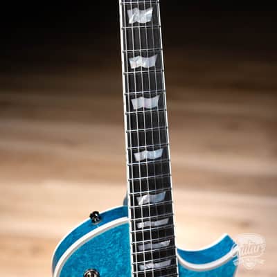 ESP Eclipse Custom Original Series Electric Guitar w/ Case – Blue Liquid Metal image 4
