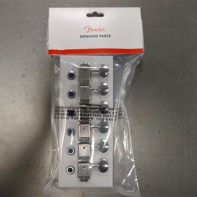 Fender American Vintage Stratocaster/Telecaster Tuning Machines (Nickel) (6) image 1