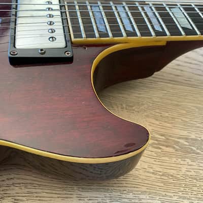 1970s Greco Les Paul Standard See Through Red Order Made Maxon U3000 Seymour Duncan SH-15 Japan Vintage image 5