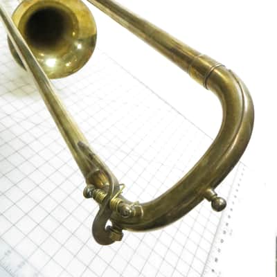 King, by H.N. White Demonstrator Medium Bore Low Pitch Trombone Late 1920s - Brass image 10