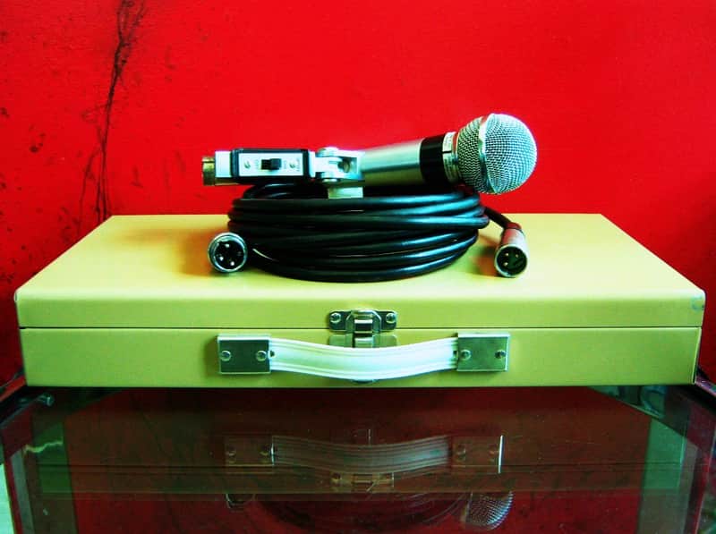 Vintage 1970's Shure 565S Switchable Cardioid Dynamic Microphone Low Z w accessories 565 565SD 566 image 1