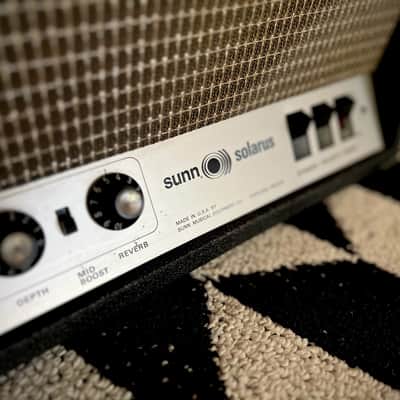 Sunn Solarus 60-Watt Guitar Amp Head (1968-69) and 1x15" cabinet image 22