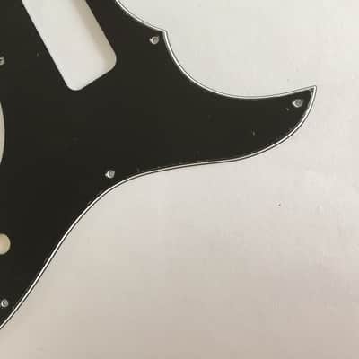 Custom For Fano Standards TC6 Guitar Pickguard P90 Scratch Plate (3 Ply Black) image 3