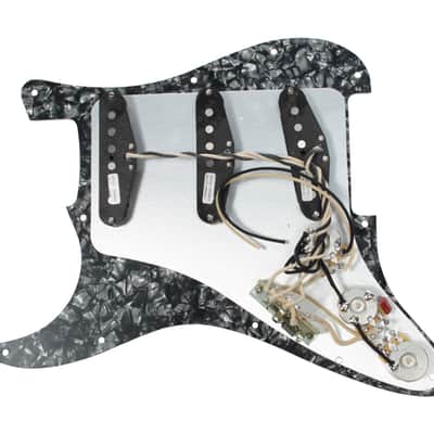 920D Custom Seymour Duncan SSL-1 Loaded S Style Pickguard BK/BK image 2