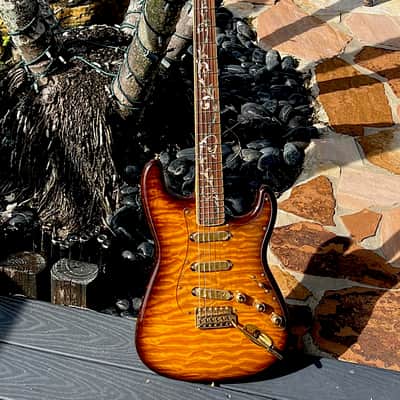 Fender "SCHULTZ-0-CASTER" Master Built Prototype 1992 the famous Strat gifted to Bill Schultz @ NAMM image 2