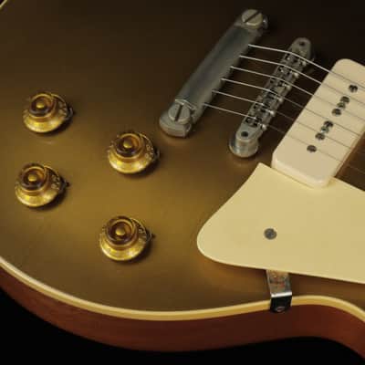 Immagine Gibson Custom Murphy Lab 1956 Les Paul Goldtop Reissue Ultra Light Aged (#462) - 5