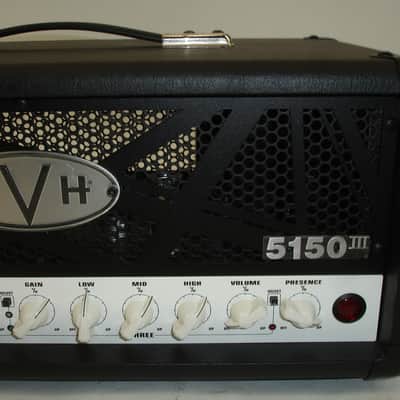 2017 EVH 5150III 50-Watt Guitar Amp Head, Black image 7