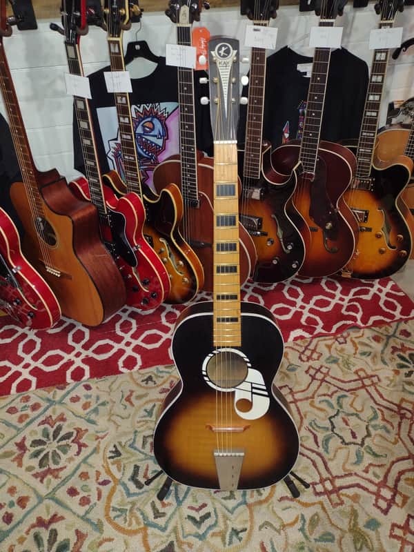 Kay N-5 3/4 Sized Acoustic Guitar Great Slide Tone! image 1