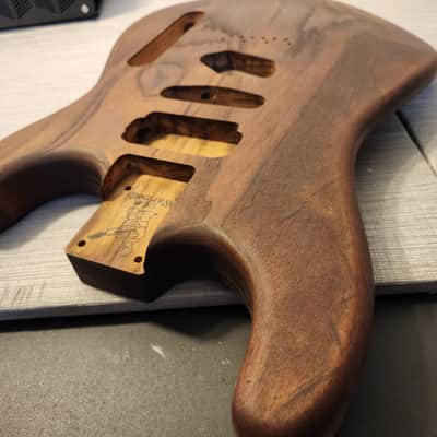 Warmoth Swamp Ash Strat Body with Tele top rout image 5