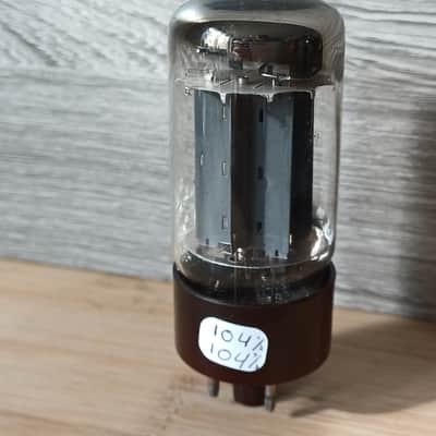 Ultra rare 1959  "A"NOS PHILIPS AMPEREX  GZ34 5AR4 double D GETTER f33 SMOOTH PLATE from SITTARD made ! PERFECT  balance super strong  Miniwatt label like Mullard image 6