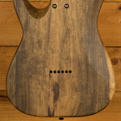 Schecter Sun Valley Super Shredder Exotic HT Black Limba - Ebony - Natural Satin - Hardtail image 2